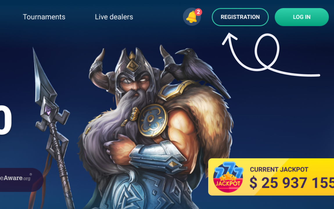 SafeCasino Βήματα εγγραφής 2